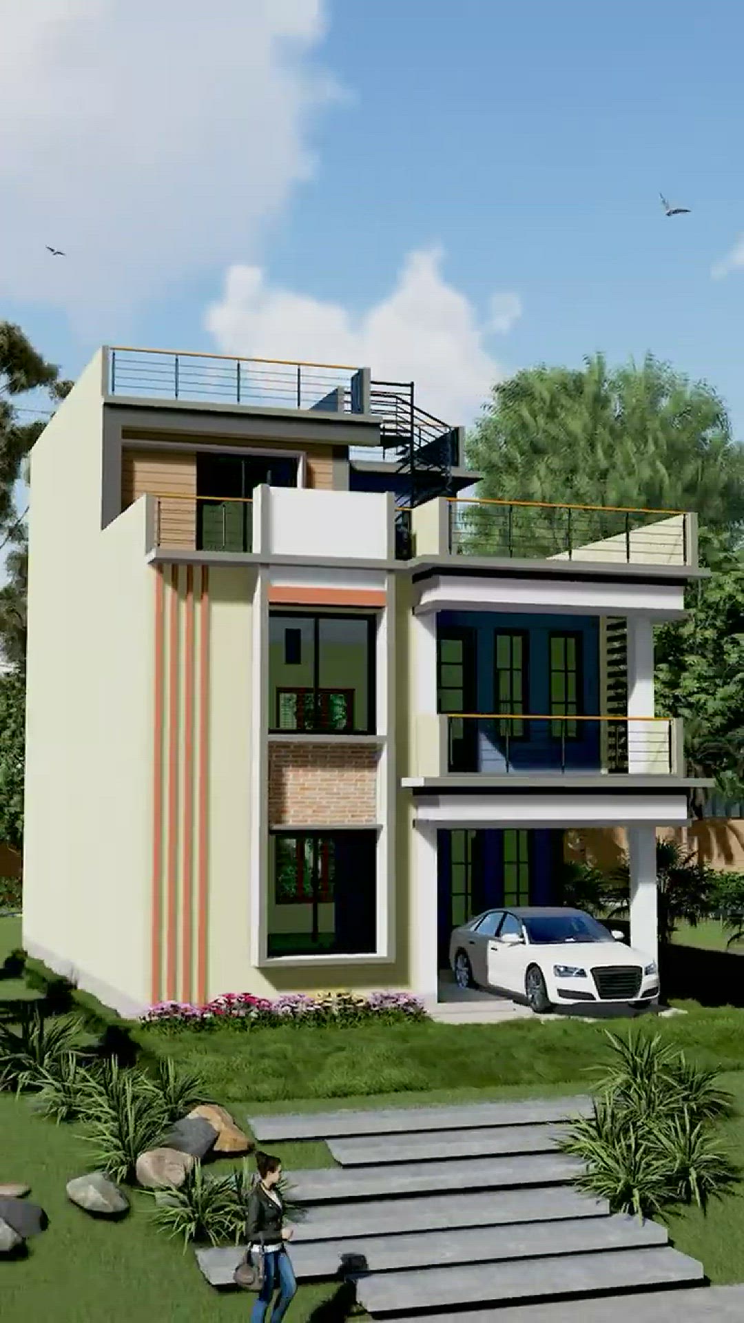 'Video thumbnail for front view of house | front view house plans | front view house design'