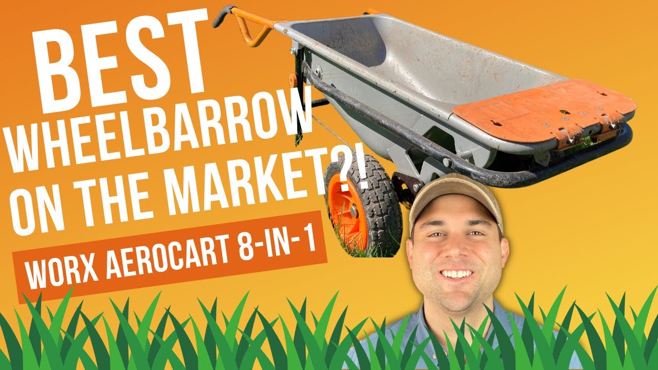 'Video thumbnail for WORX Wheelbarrow Aerocart 8-in-1: Review and Tutorial'