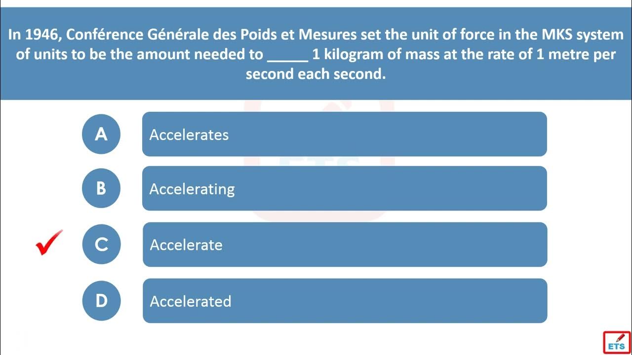 'Video thumbnail for English Verb Tenses: Accelerate, Accelerates, Accelerated, Accelerating Quiz'