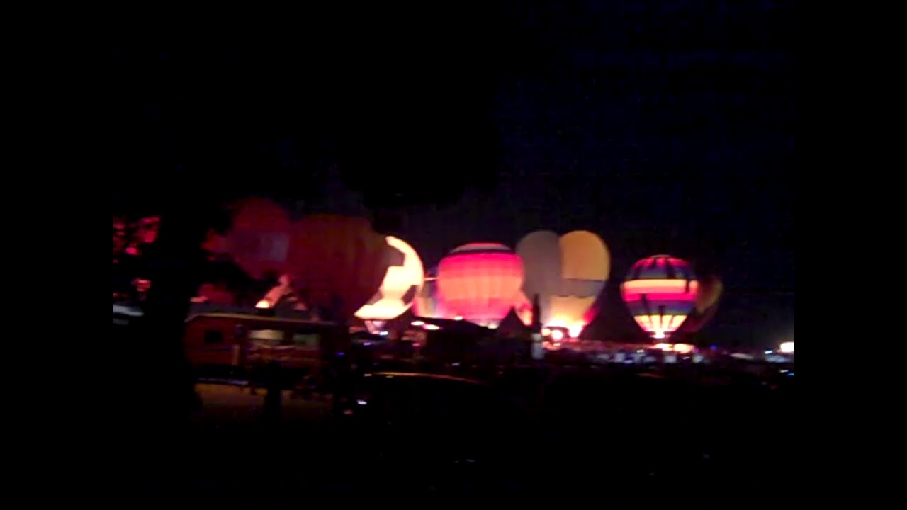 'Video thumbnail for Balloon Glow, Colorado Springs, Colorado'