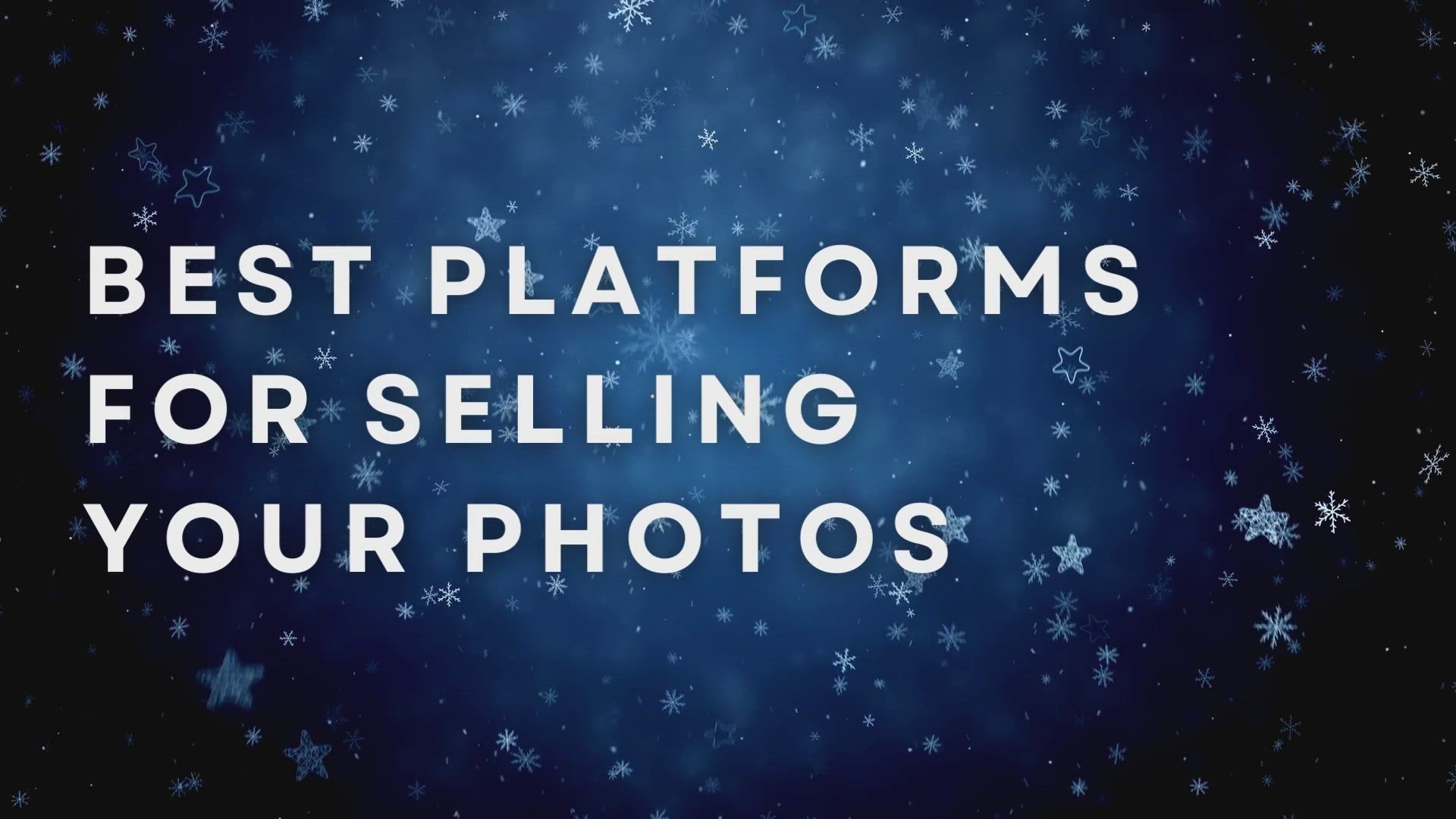 'Video thumbnail for Best Platforms For Selling Your Photos'
