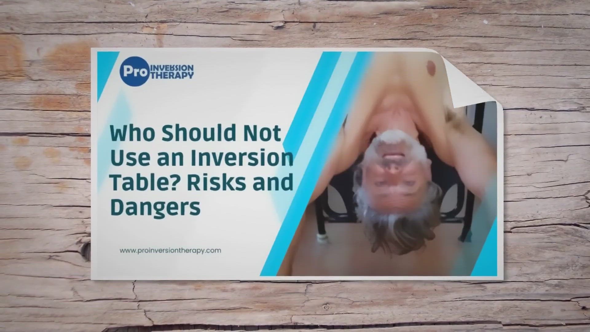 Video thumbnail for Who Should Not Use An Inversion Table?