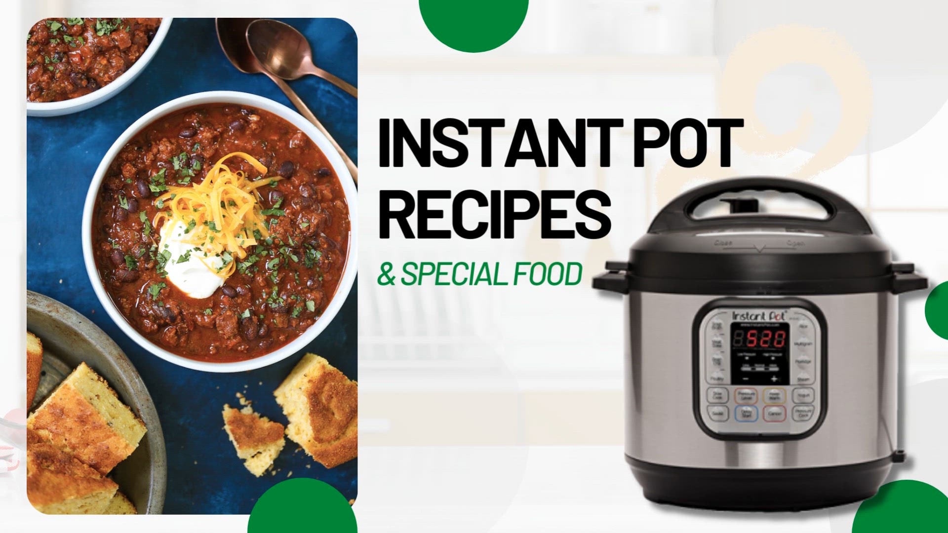 'Video thumbnail for Instant Pot Recipe  Chili'