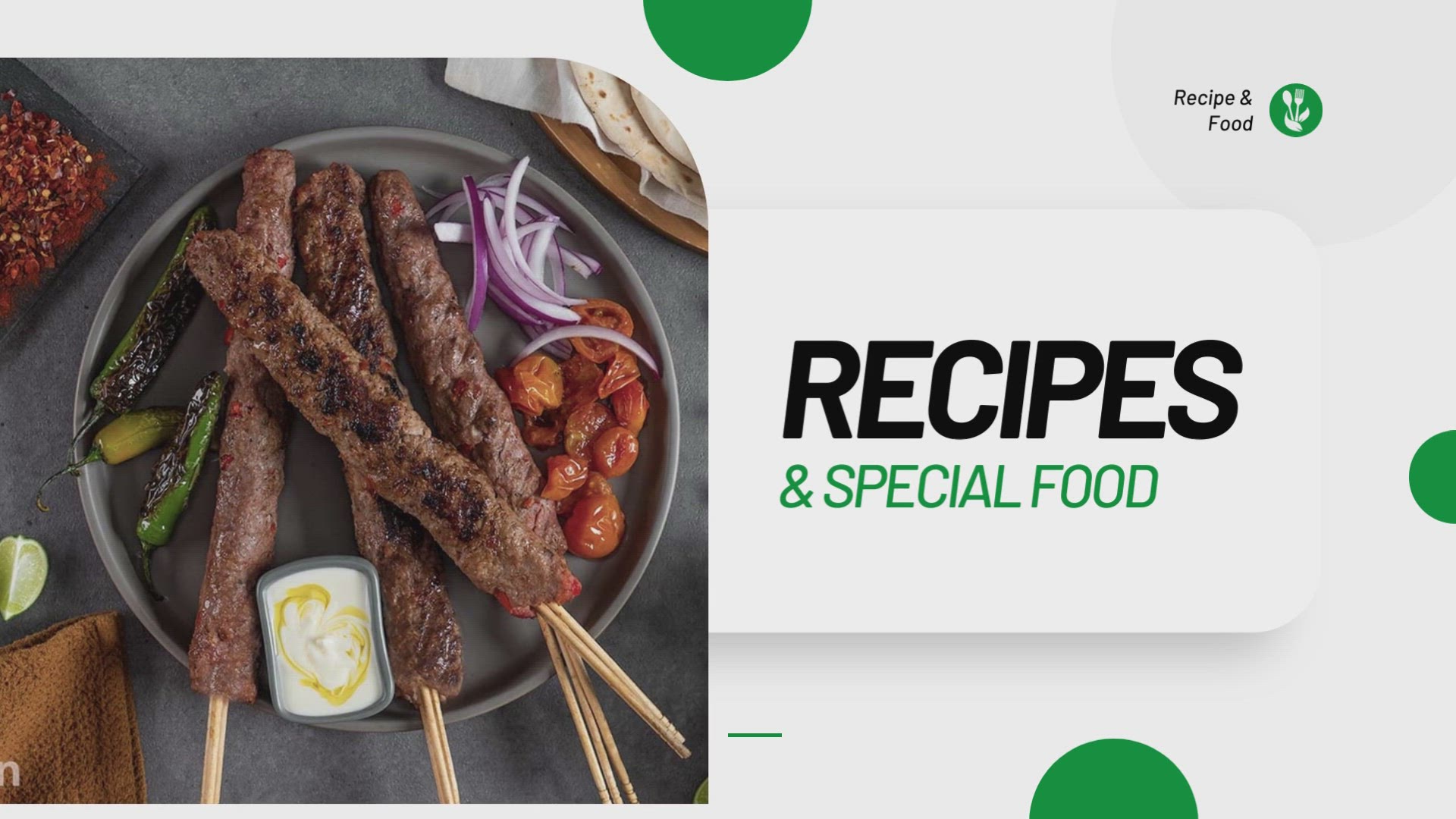 'Video thumbnail for Kebab Recipes'