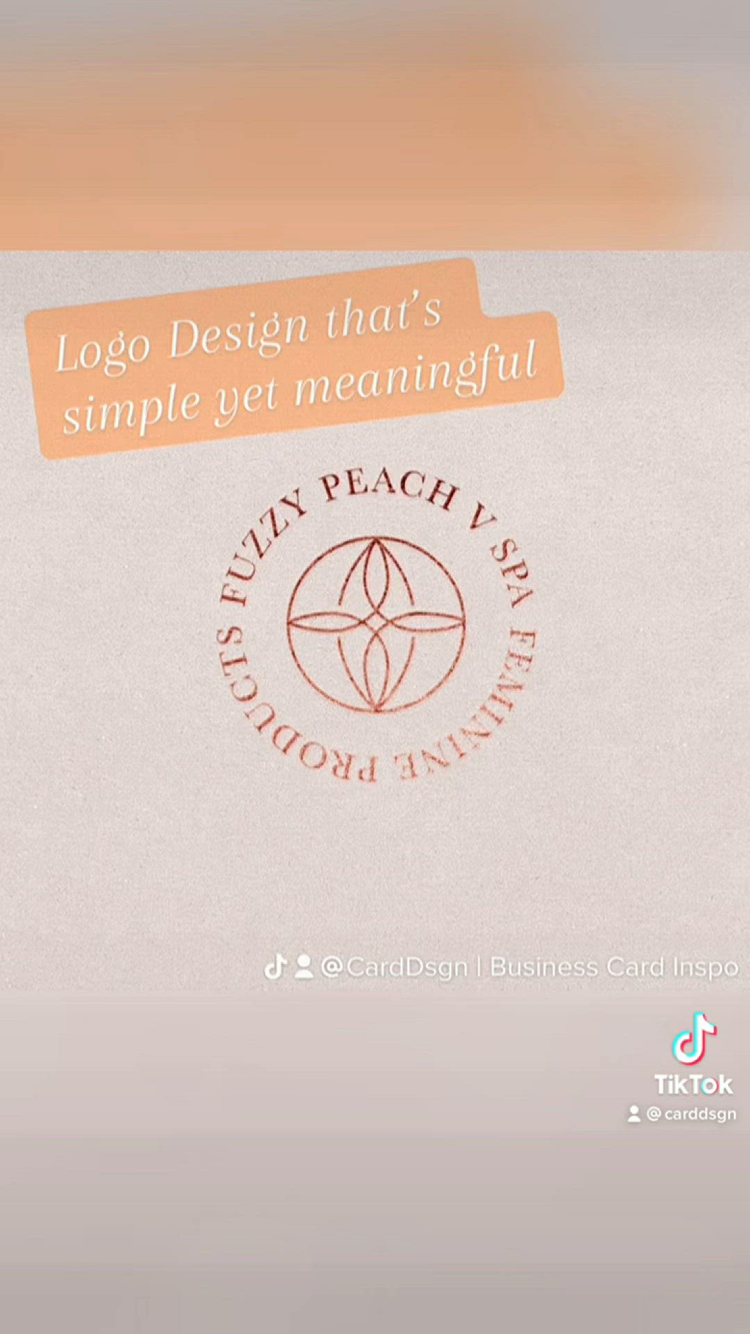 Video thumbnail for Fuzzy Peach V Spa Business Card