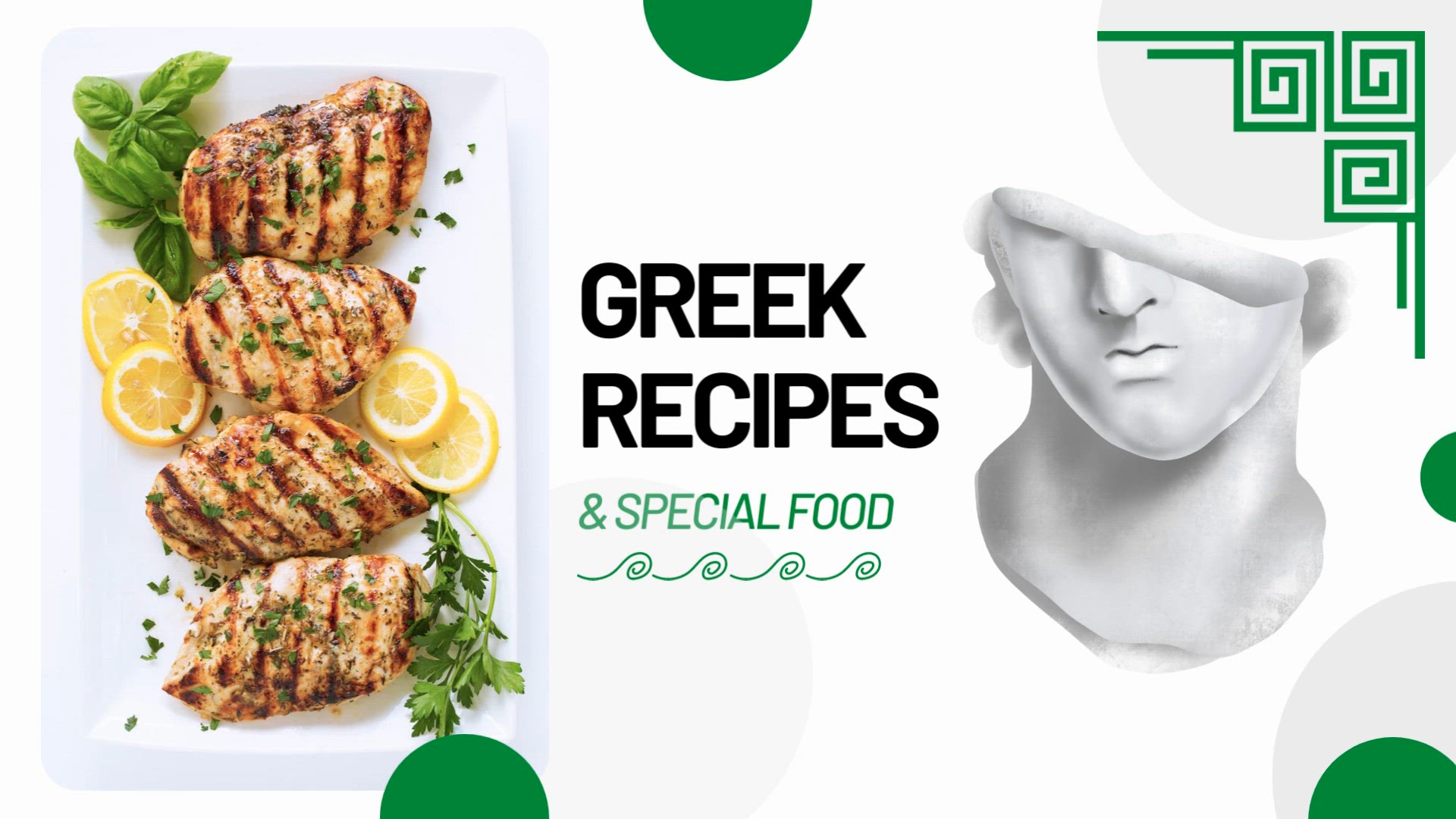 'Video thumbnail for Greek Recipes - Grilled Greek Chicken'