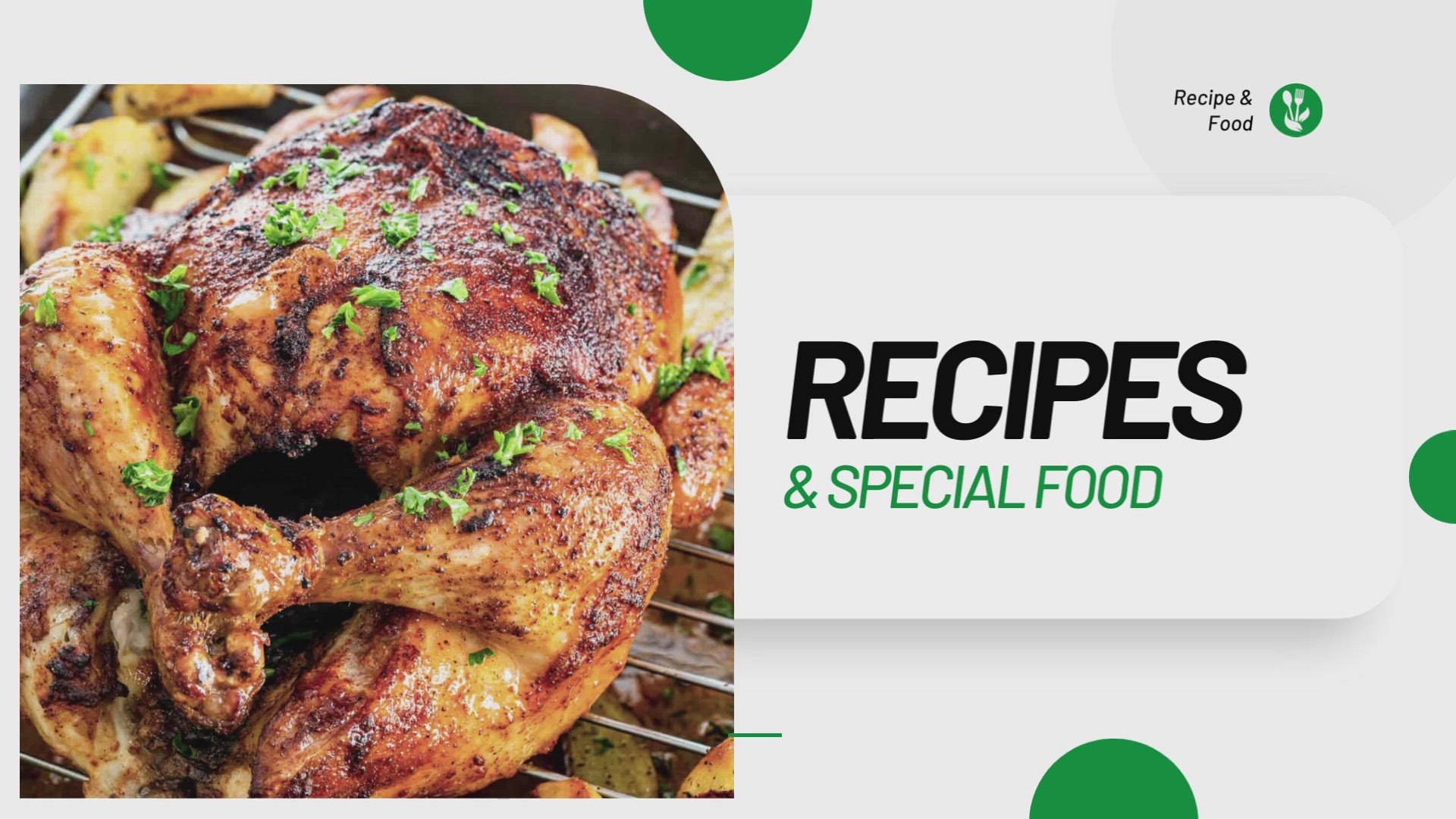 'Video thumbnail for Roasted Chicken Recipe'