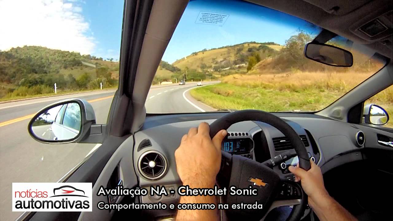 'Video thumbnail for Chevrolet Sonic - Estrada - NoticiasAutomotivas.com.br'