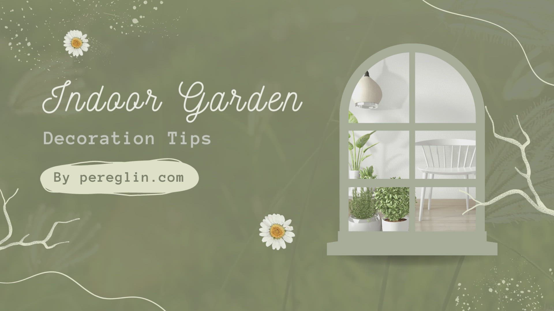 Video thumbnail for Olive Green Organic Abstract Plant Indoor Garden Decoration Tips