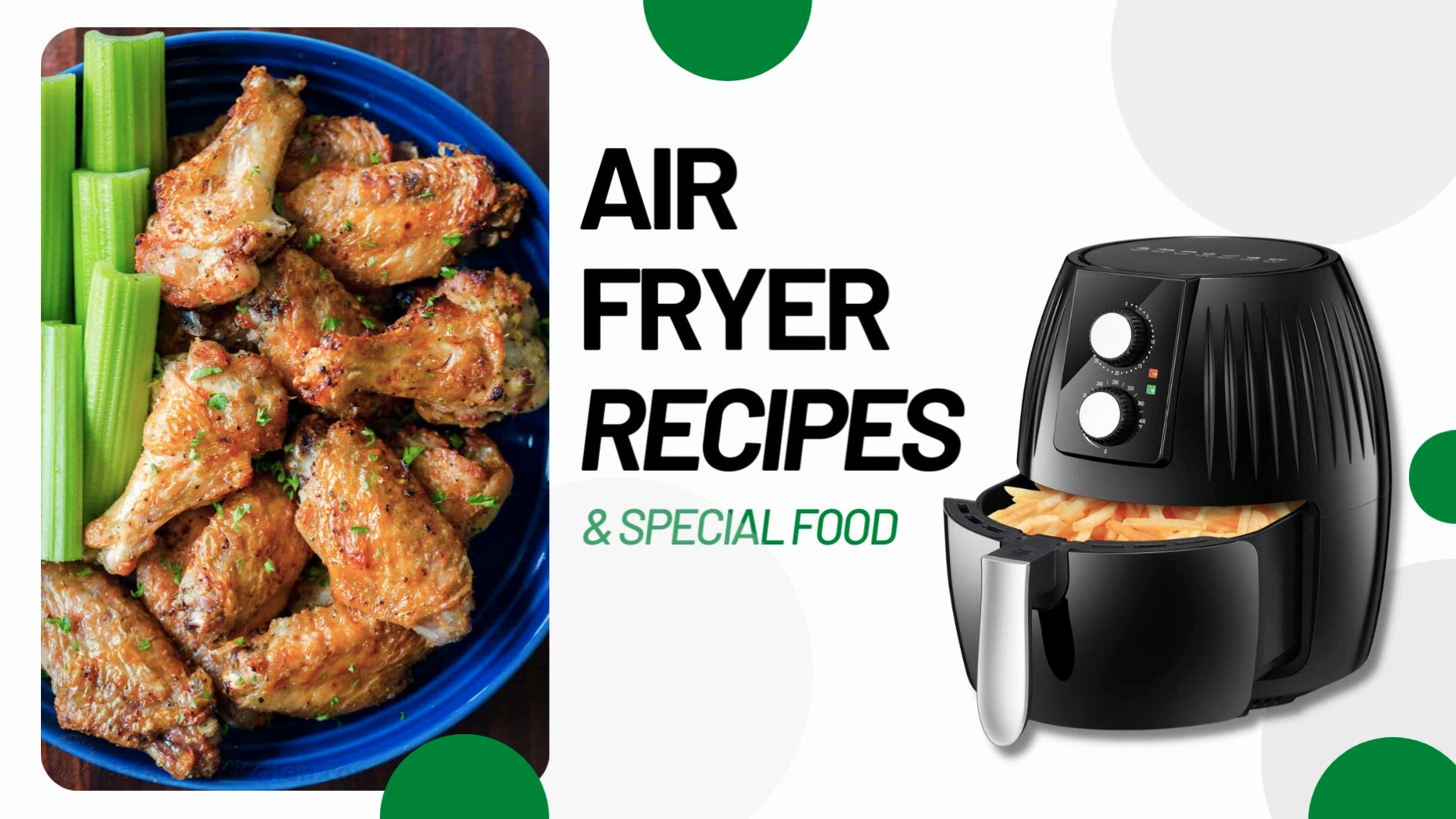 'Video thumbnail for Air Fryer Recipe - Chicken Wings'