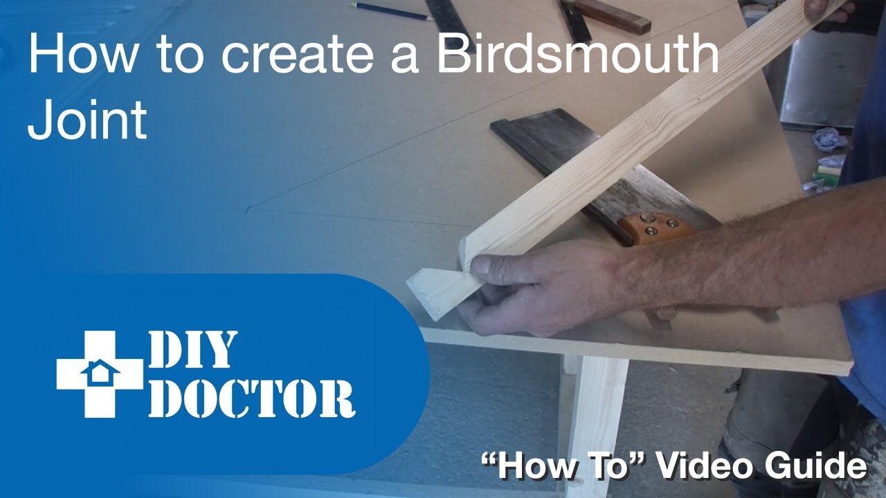 video of: How to Create a Birdsmouth Joint