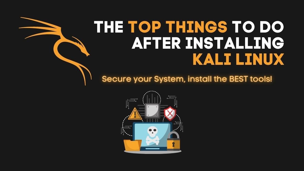 'Video thumbnail for Top Things to After Installing Kali Linux in 2023'