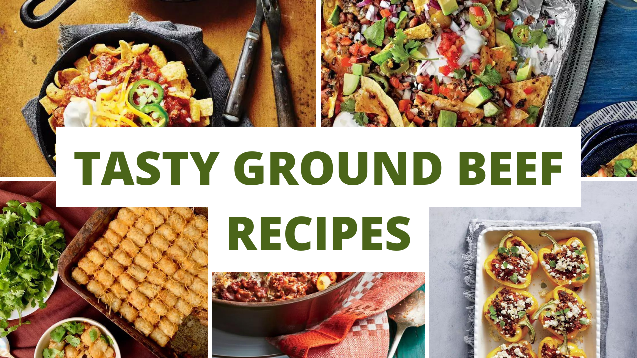 Video thumbnail for tasty ground beef recipes