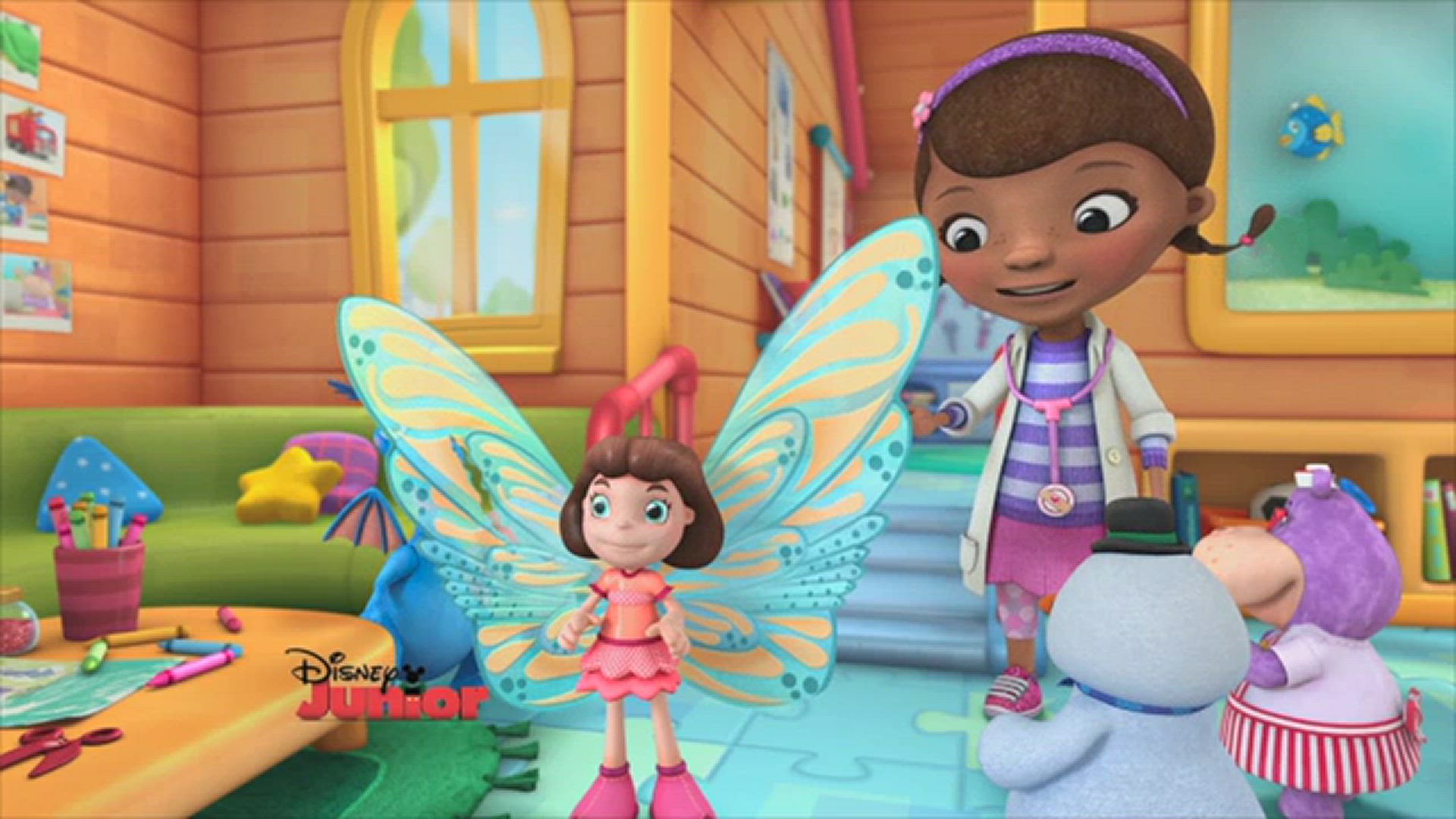 video of: Exclusive: Sutton Foster Lends Voice to DOC MCSTUFFINS