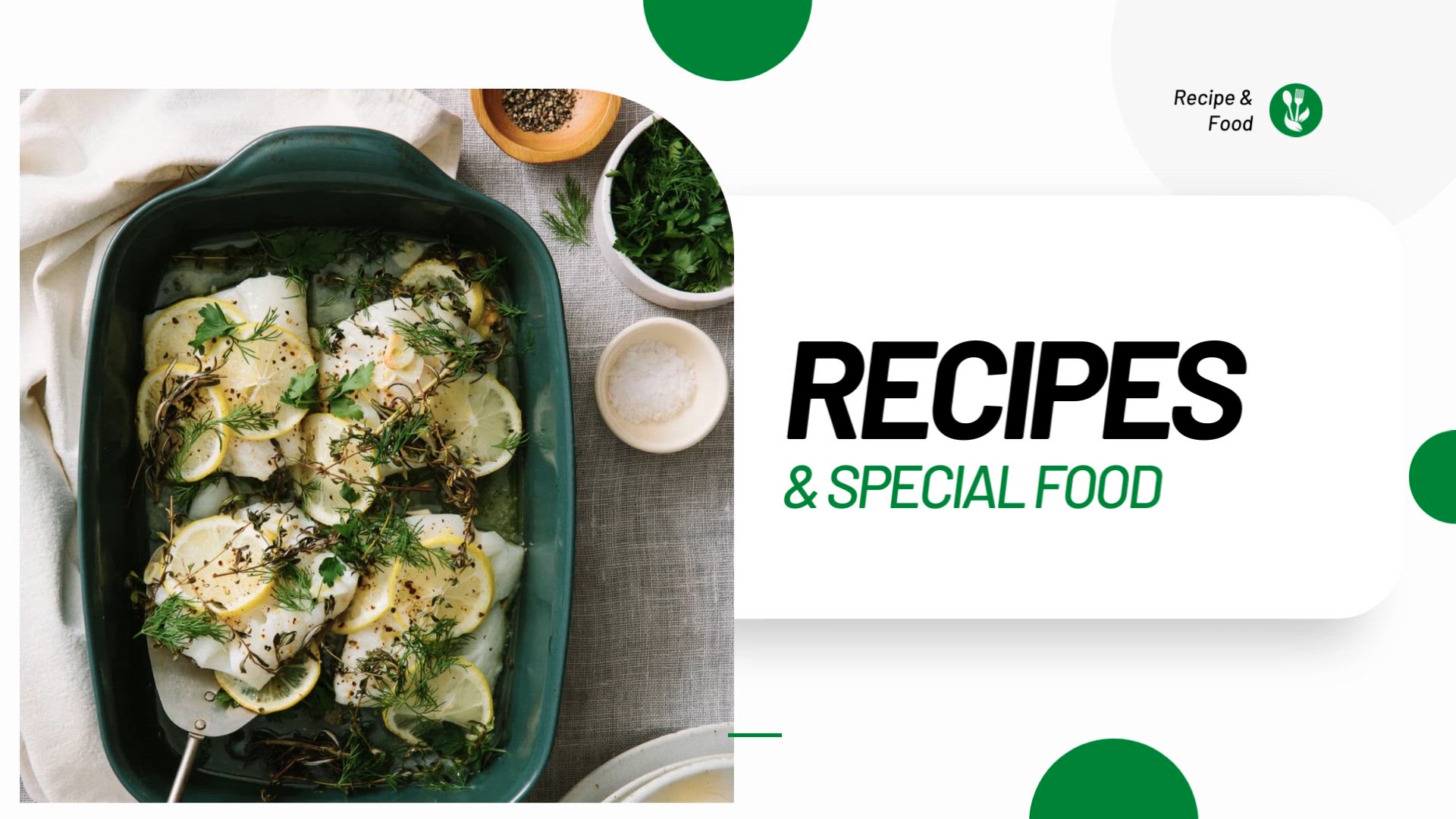 'Video thumbnail for Healthy Baked cod with lemon and herbs Recipe'