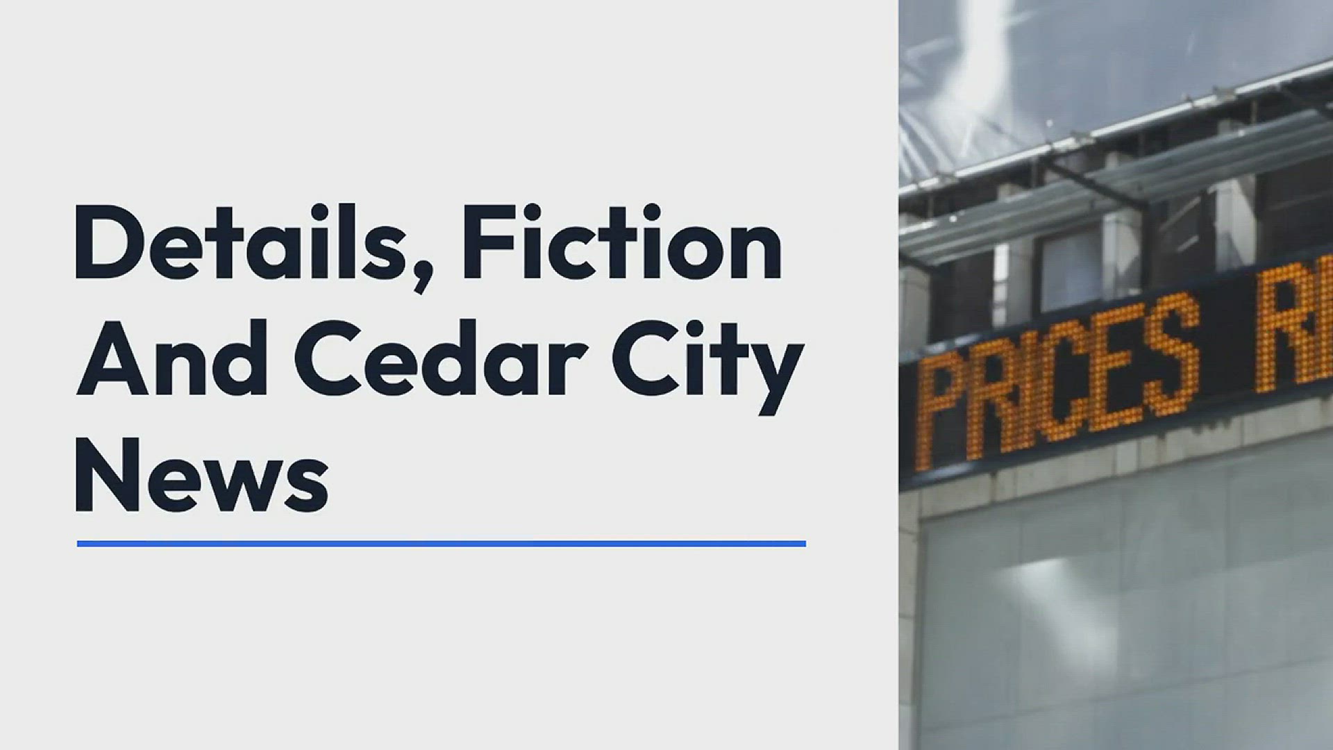 'Video thumbnail for Cedar City News - razmonweb'