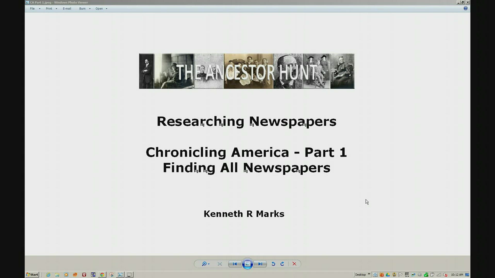 'Video thumbnail for Chronicling America - Part 1 - Finding All Newspapers'