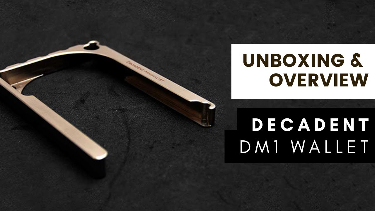 Video thumbnail for Decadent DM1 Aluminum Wallet [Unboxing & Overview]