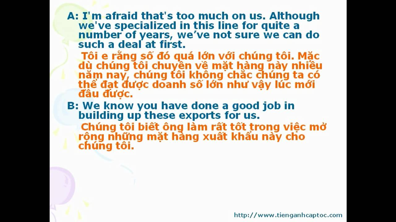 'Video thumbnail for English for Trade, Finance, and Bank Unit 25 - Dialogue 003'