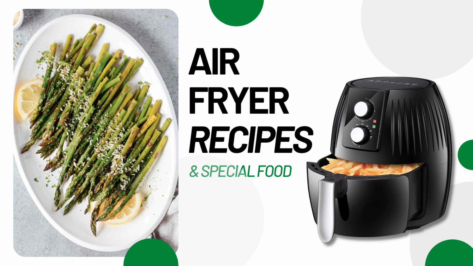 'Video thumbnail for Summer Air Fryer Recipes - Roasted Asparagus'