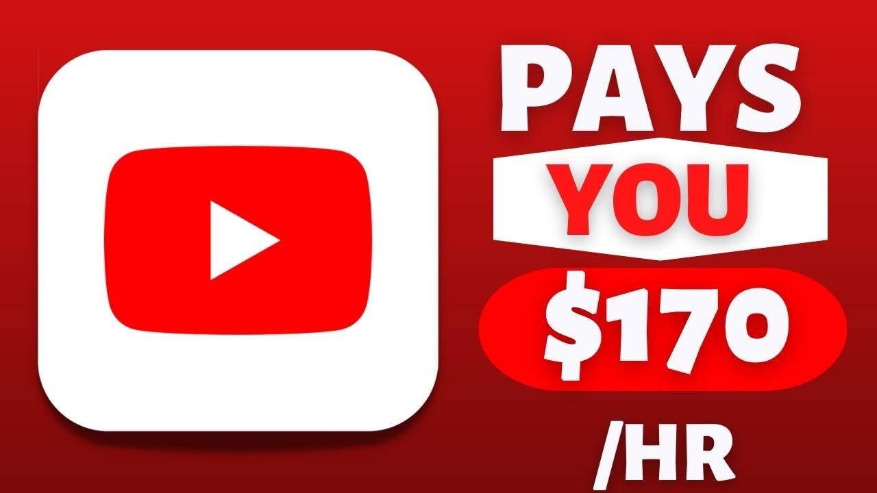 'Video thumbnail for Make Money Watching YouTube Videos $170/Hour FREE Method!'