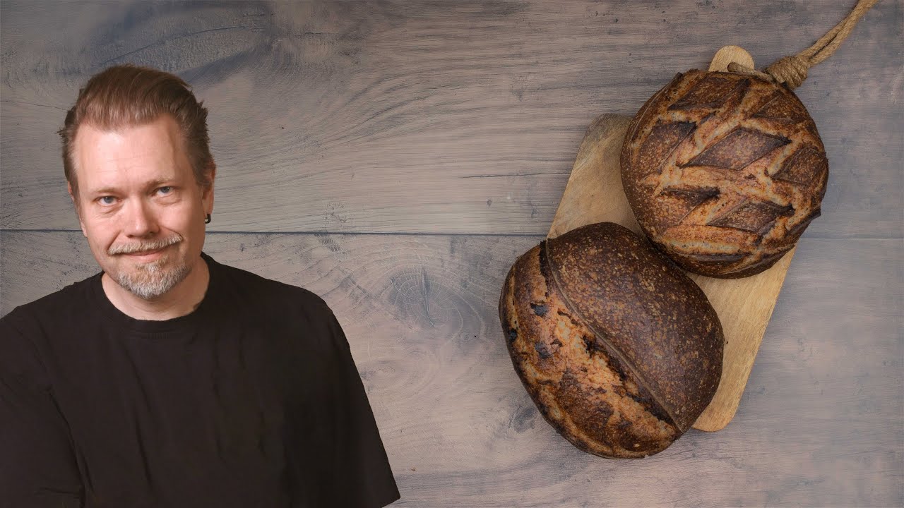 Video thumbnail for Easy No Knead Sourdough Bread Recipe | No Knead Artisan Bread | Foodgeek Baking