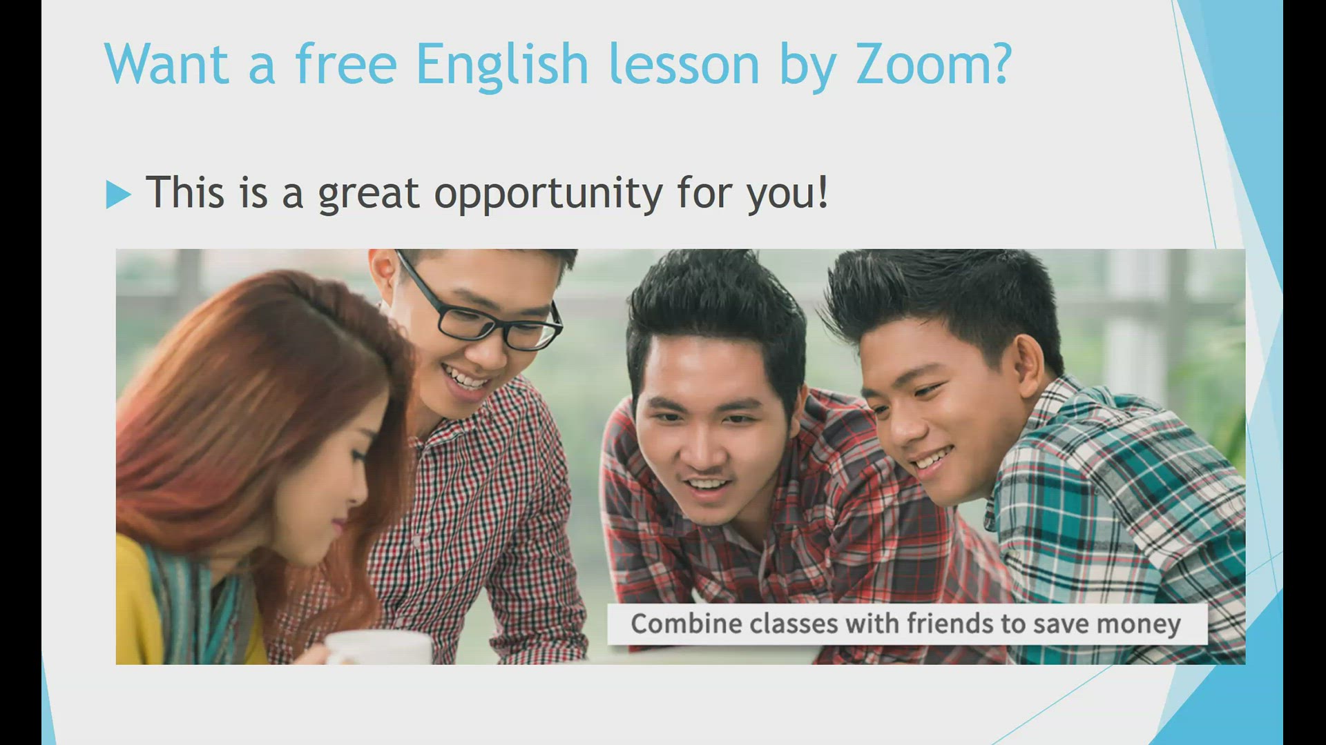 'Video thumbnail for English zoom for free'