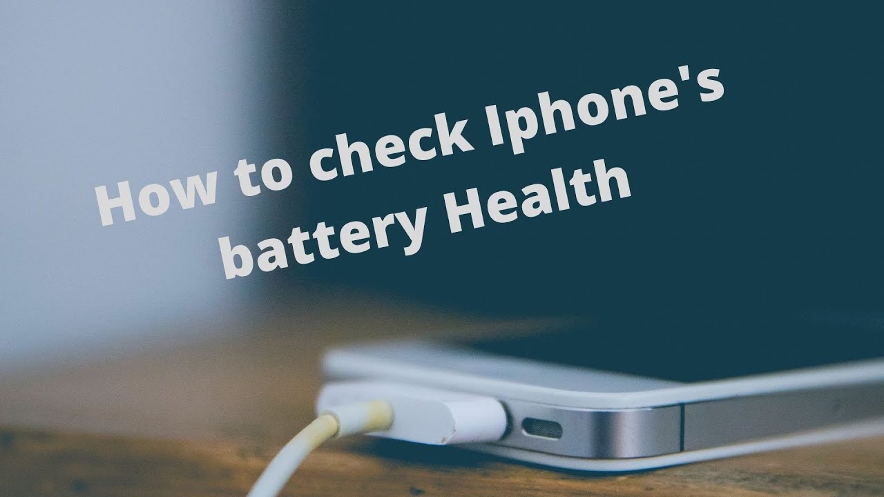Video thumbnail for How to check Iphone Battery health [Iphone battery health|battery health percentage]