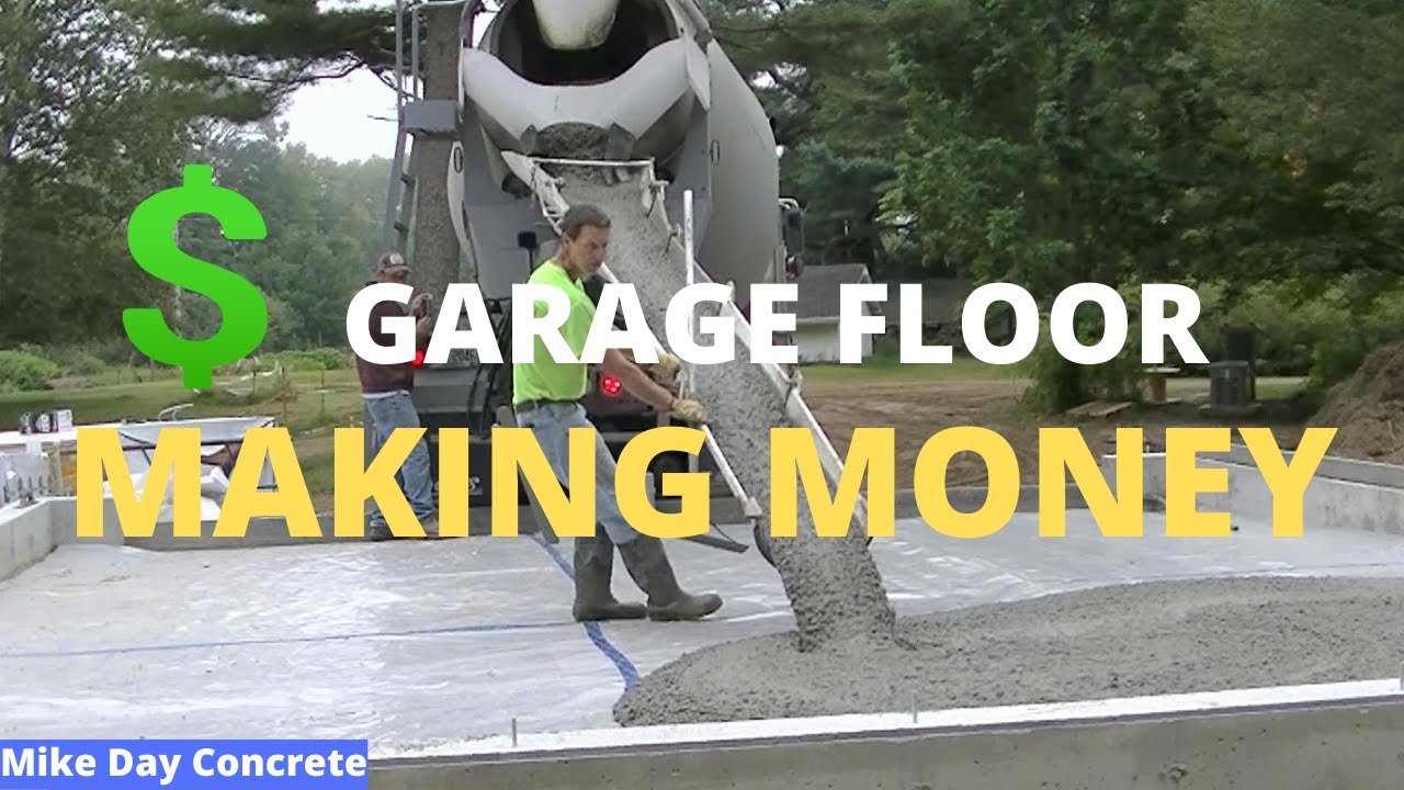 'Video thumbnail for Easy Garage Floor Pour (How I Make Money!)'