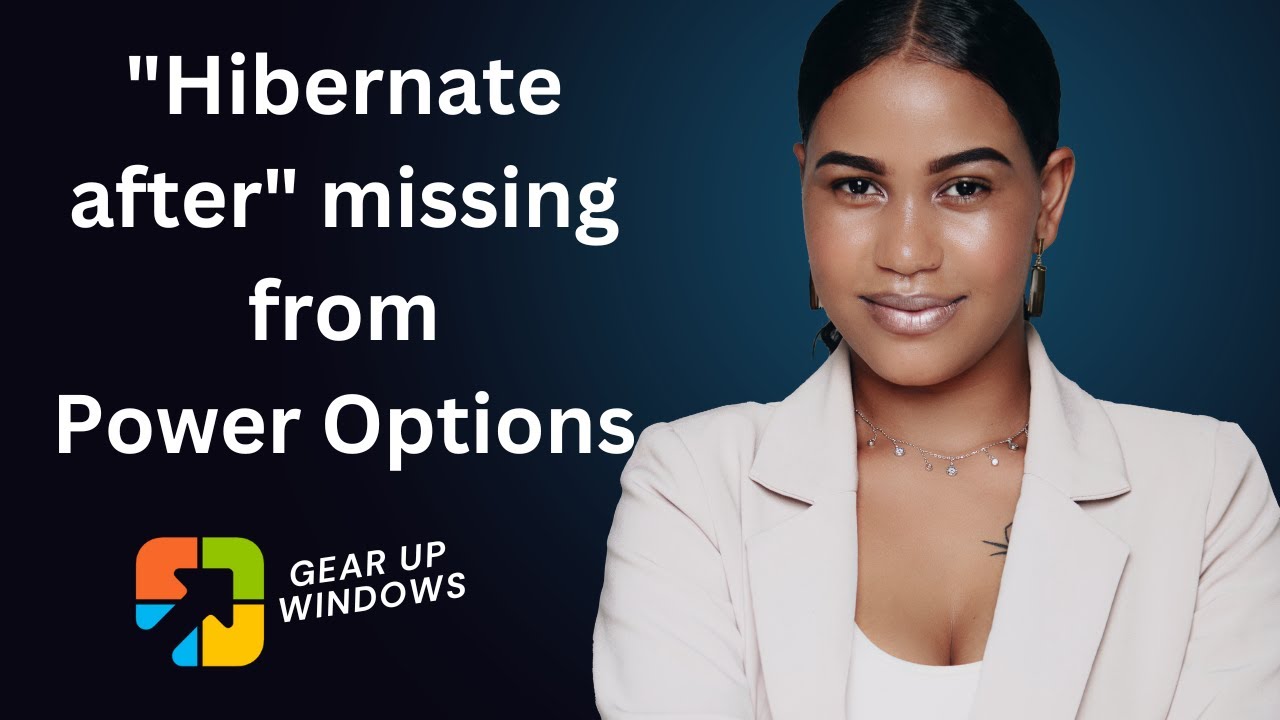 'Video thumbnail for How to Add or Remove "Hibernate after" from Power Options in Windows 11 or 10?'