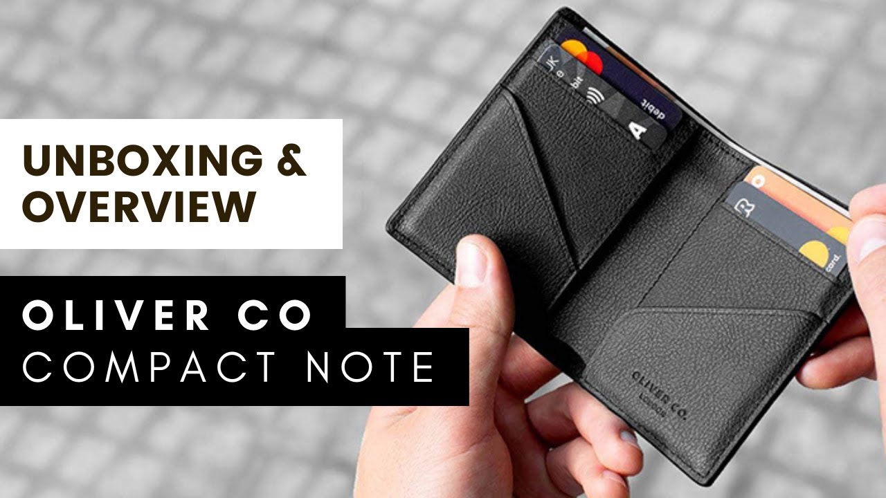 Video thumbnail for Oliver Co. Compact Note Wallet [Unboxing & Overview]