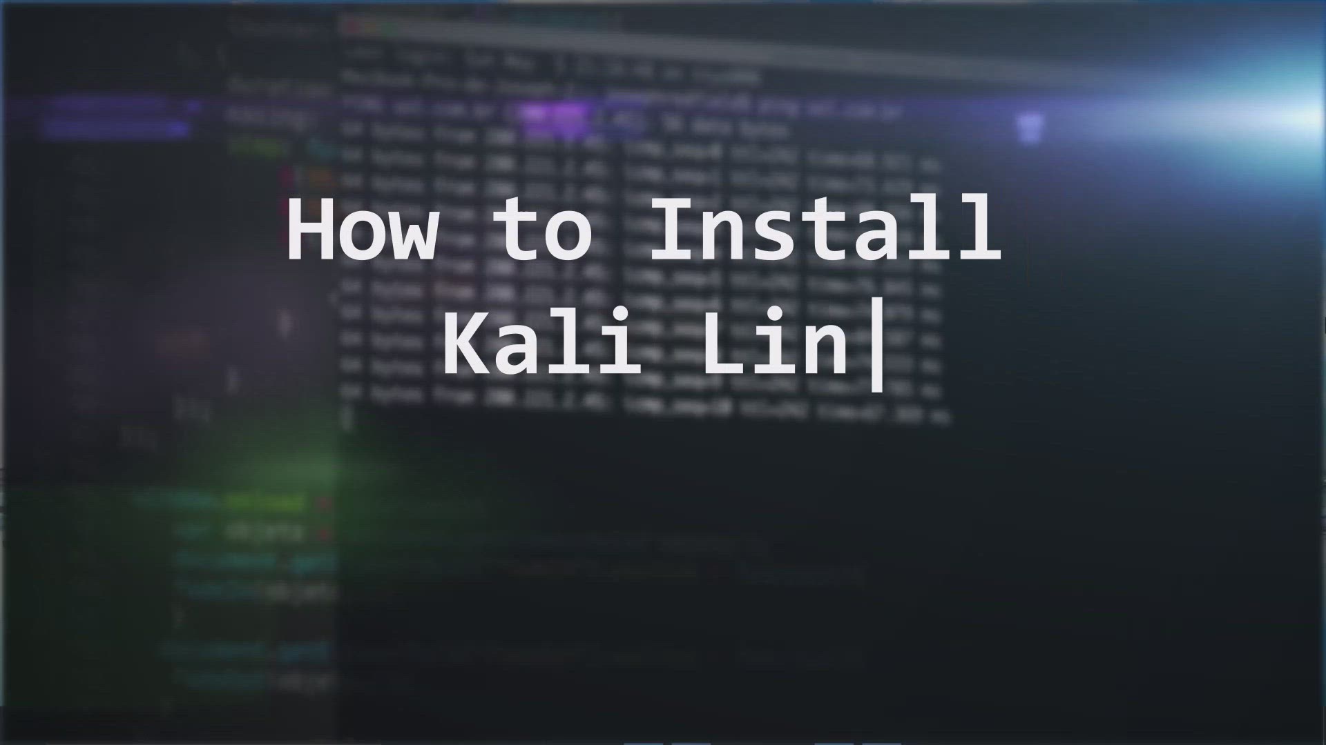 Video thumbnail for How to install Kali Linux in Windows in VirtualBox