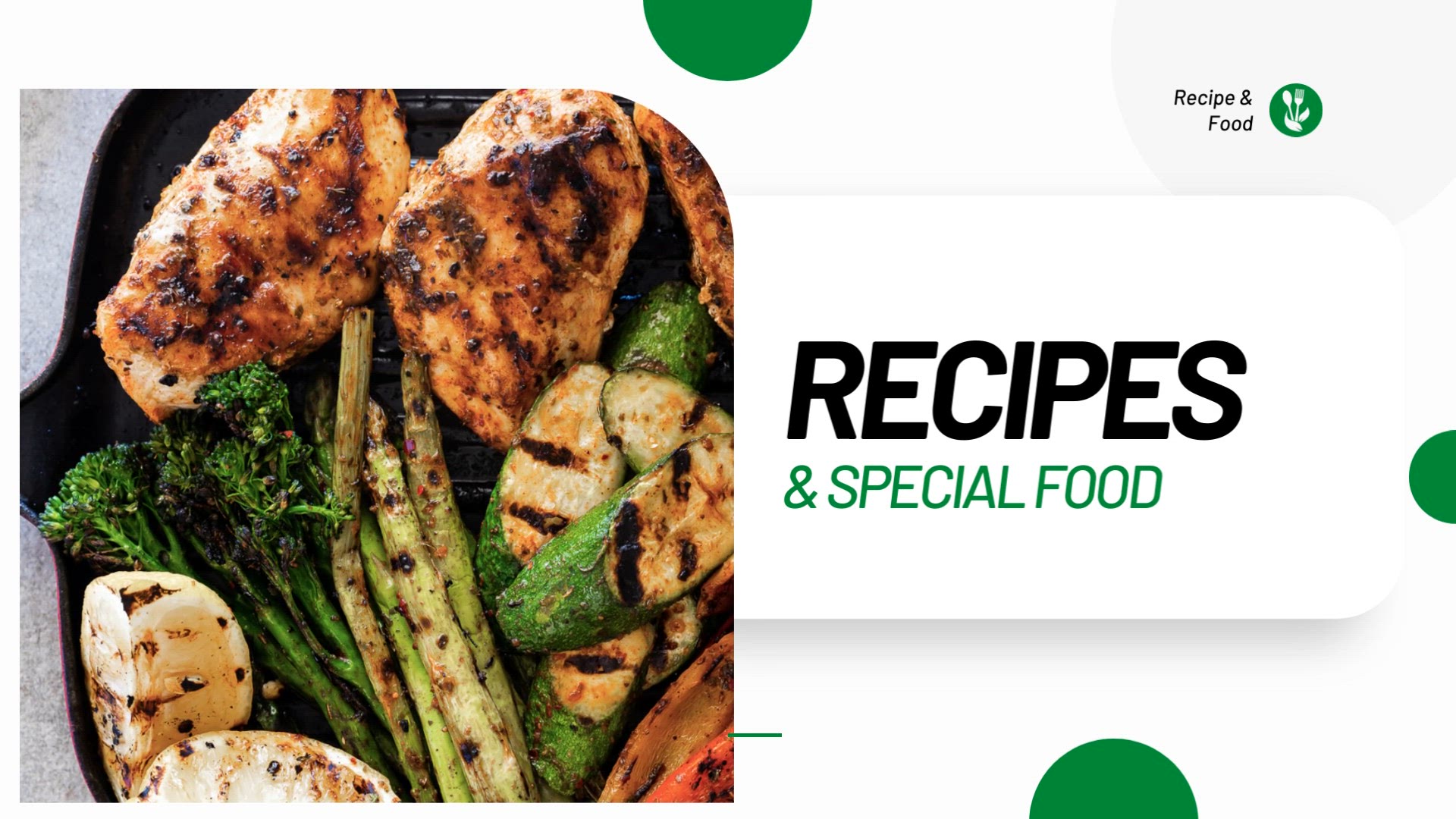 'Video thumbnail for Healthy Grilled chicken breast with roasted vegetables Recipe'