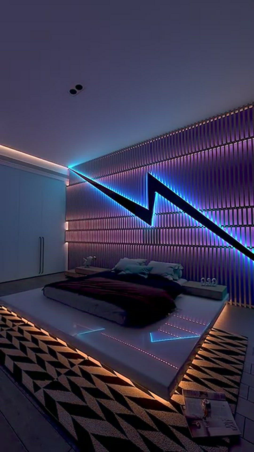 'Video thumbnail for simple led panel design for small bedroom'