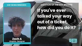 Video thumbnail for Zach A's secret weapon to getting out of tickets? Burgers.