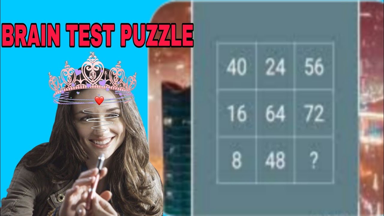 'Video thumbnail for Solve iq math riddles #5 | What is the number to fill in the questionnaire box I Vu Giang Channel'