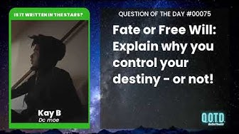 Video thumbnail for Kay B believes manifestation + hard work = free will!