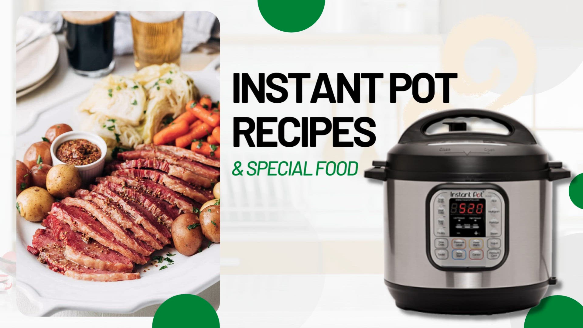 'Video thumbnail for Instant Pot Recipe  Corned Beef and Cabbage'