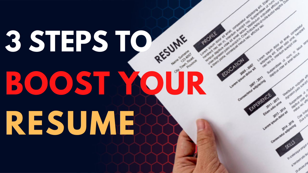 Video thumbnail for How to Make Your Resume Stronger in 3 Simple Steps