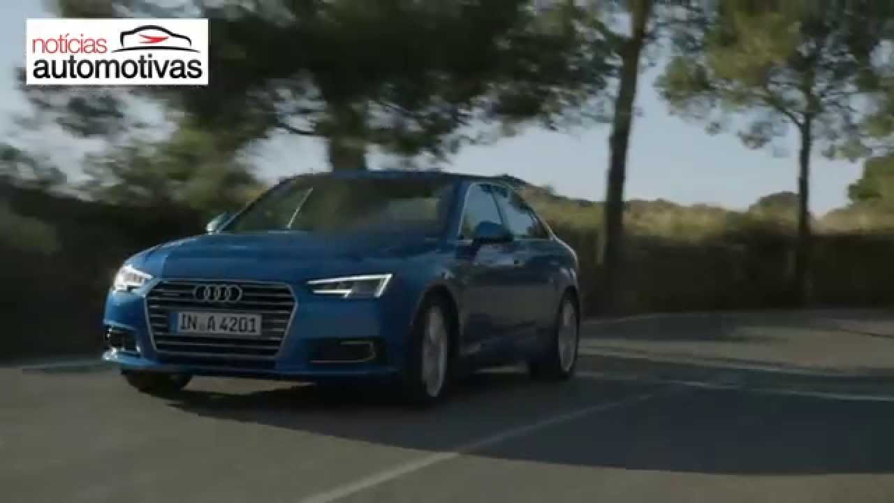 'Video thumbnail for Novo Audi A4 2016 - NoticiasAutomotivas.com.br'