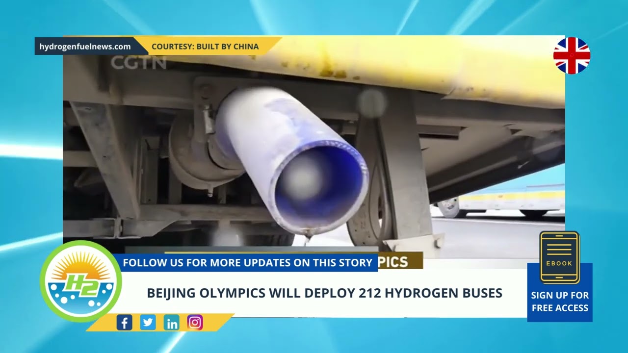 Playlist thumbnail for Beijing Olympics will deploy 212 hydrogen buses