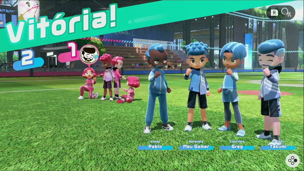 'Video thumbnail for Nintendo Switch Sports Gameplay em português (Sem comentários)'