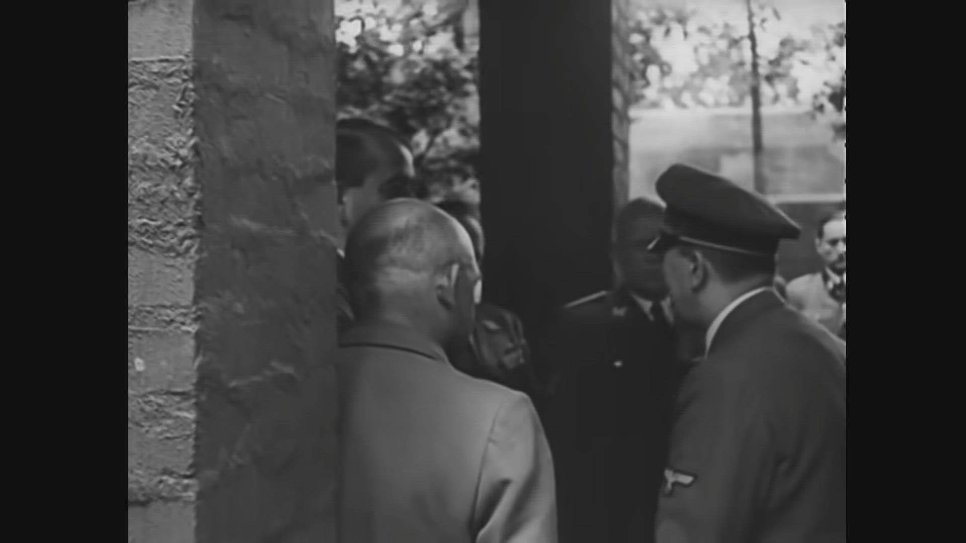 'Video thumbnail for Hitler visiting a hospital 1944'