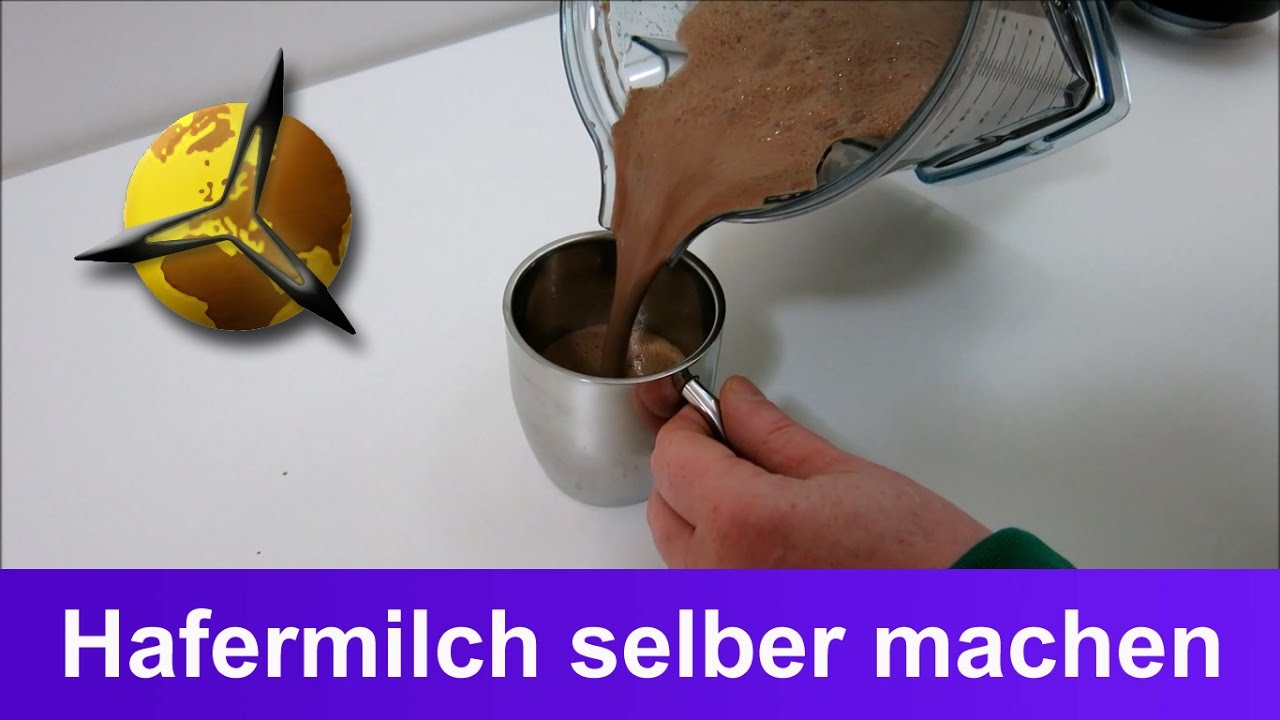'Video thumbnail for Milchersatz: Hafermilch selber machen'