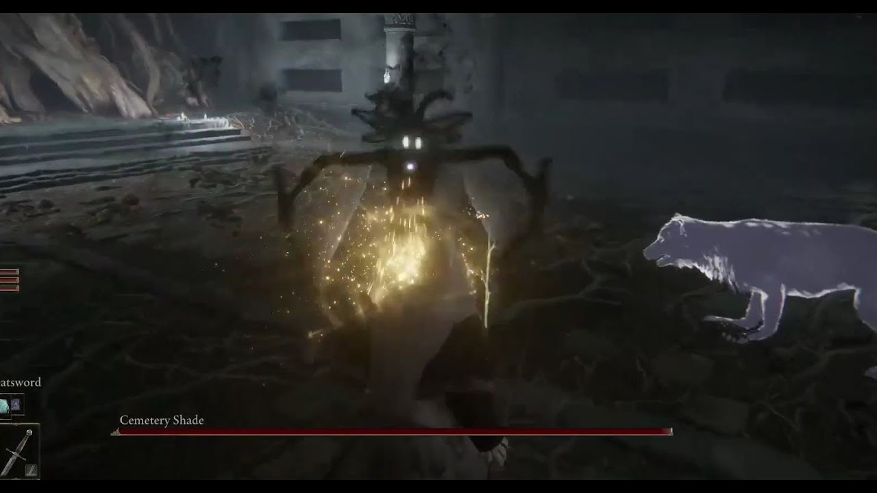 'Video thumbnail for Elden Ring Cemetery Shade Boss Tombsward Catacombs Walkthrough Astrologer Mage Gravity Build'