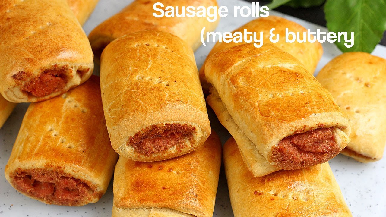 'Video thumbnail for Nigerian Sausage Rolls | Rich Nigerian sausage roll recipe - minced hot dog rolls'