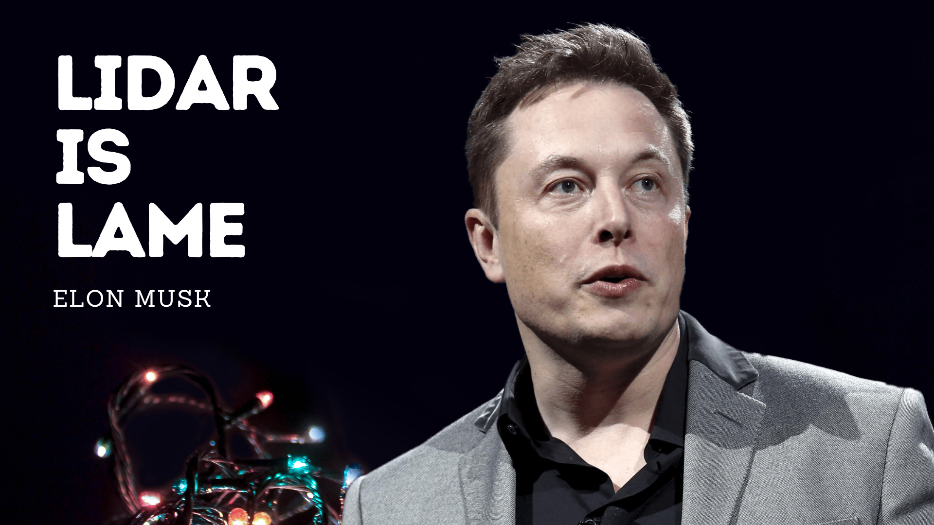 Video thumbnail for LiDAR is Lame - Elon Musk