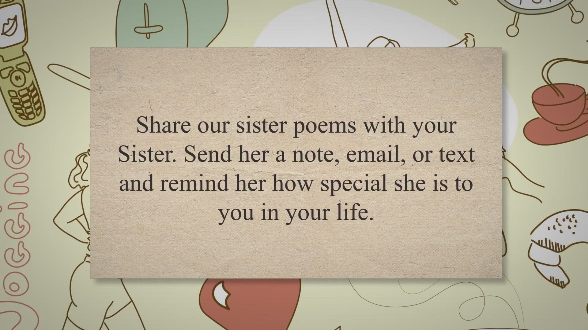 sisters quotes and poems