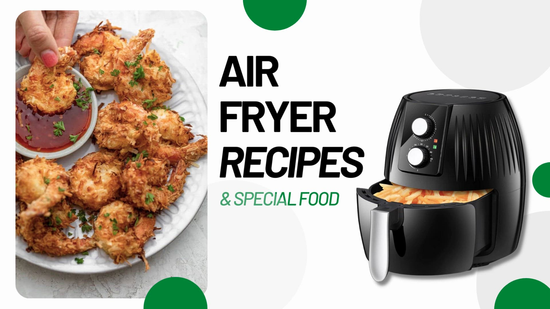 'Video thumbnail for Air Fryer Recipe - Coconut Shrimp'