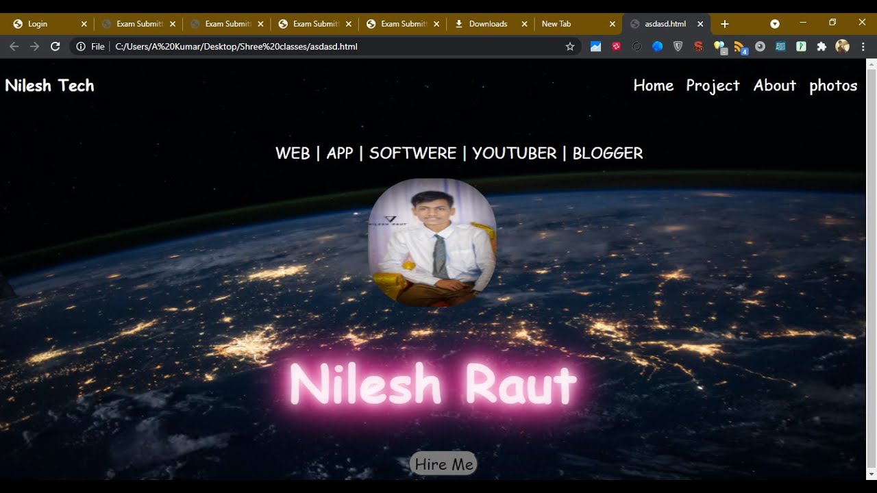 Video thumbnail for Responsive Web Design With Html And Java script , with CodewithNilesh